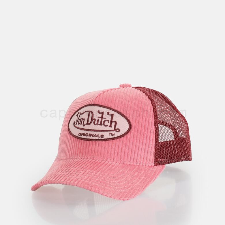(image for) Billigsten Von Dutch Originals -Trucker Boston Caps, pink/bordeaux F0817888-01367 Kaufen